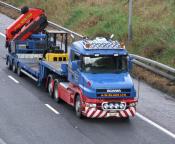 Scania T Cab Southbound M6 05/11/2009.