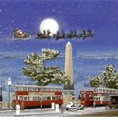 Christmas Scene On Victoria Embankment - 1951