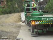 Cambridgeshire Busway Construction Vehicle