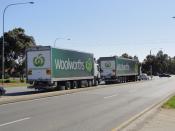 2 Woolies Scanias!