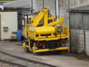 An Unidentified Road/rail Vehicle (with Flat Tyre)