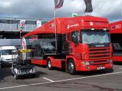 Scania 144L 530 At Silverstone 28th August 2009