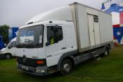 Mercedes Atego horsebox, Hexham, 26th June 2012.