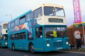 Arriva Deckers in use at Hartlepool for the Tall Ships Park-and-Ride 8th August 2010