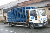 Collecting Chep Pallets.