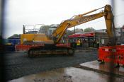 Liebherr 934 Demolition awaiting collection.