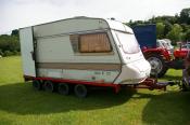 Dual Purpose Caravan To Carry A Restored Tractor.