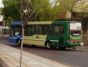 Leaving Boca Area Bus Yard.Argentina .sept 2010