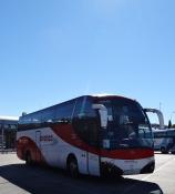 Madrid Airport Coach Park..4-3-2015.