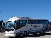 Madrid Airport Coach Park..4-3-2015.