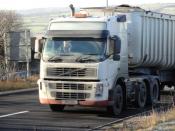 White Tipper Man.slip Road.Bowes Incline.20-1-11.