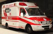 Singapore ,Civil Defence Ambulance April 2011.