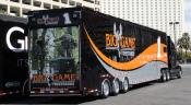 Nascar. Race Car Transporter.Vegas.March 2012.