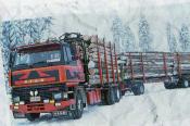Sisu[finnish] Timber Truck.
