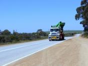 Hauling Farm Machinery.