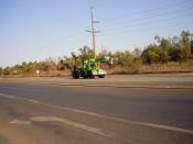 Little Green Mobile Crane.