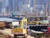 Developing,hong Kong Harbour.2009.