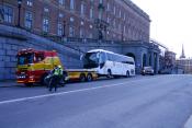 Police Towing A Coach