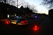 Several Fire Trucks And A Police Car