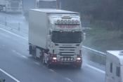 Scania In The Rain