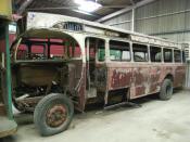 Stratford Blue Leyland Tiger Ps1 Restoration At Wythall