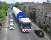 Last Turbine Tower Delivery To Scout Moor