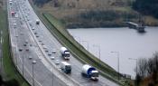 Turbine Tower Delivery On The M62 At Scammonden