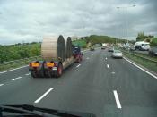 Scamell On M62 Eastbound