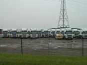 New Asda Volvo's Being Prepared @ Stallingborough.