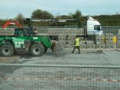 Unloading Brick Paviers, For The Trailer Park