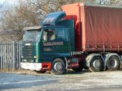 Scania Parked In Winsford.