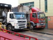 YJ09 LPC Volvo FM. Bradford Met. Council & FJ55 OFD Foden Alpha. CPR Skip Hire