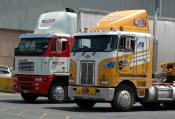 Peterbilt and Freightliner,  Auckland.