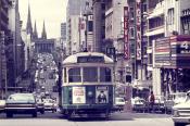 Melbourne Tram  Bourke St.