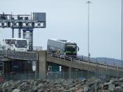 Bus Coming Off The Boat