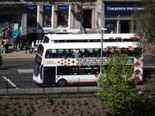 Looking Down From The Castle To Princes Street,