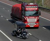 Motorcycle Coffin Carrier + Scania