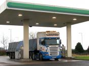 A Dark Afternoon at Kinross Services