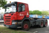 Scania P380 (XD 2879M) Allied Container
