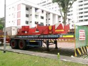 20 Footer Flat Trailer , Tong Soon