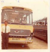 Old Coaches At Pentre Motors( Peter Evans & Son)