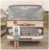 Old Coaches At Pentre Motors( Peter Evans & Son)