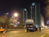 Qingdao Night   Xianggang Road